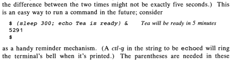 a terminal tea timer
