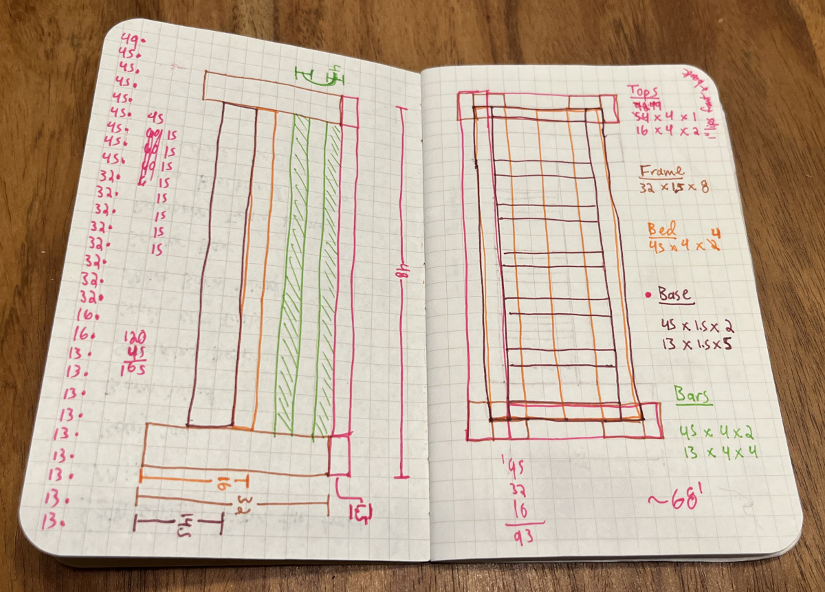 Graph paper sketch 2
