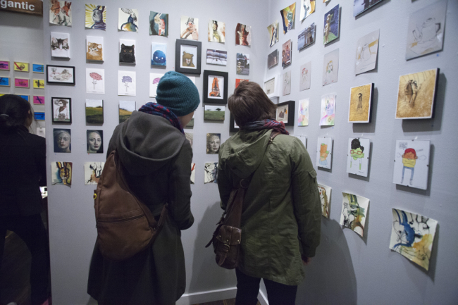 At Cartes de visite, part deux, our second anniversary show.